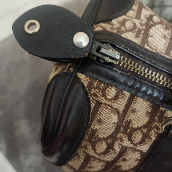 DIOR SPEDDY EXELENT CONDITION   BURGANDY COLOR LEATHER TRIM - Picture 3 of 15